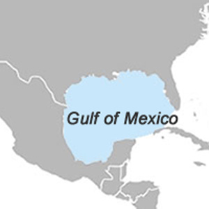 Gulf of Mexico map