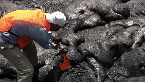 Hawaii lava flow