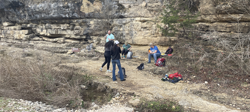 students at Government Canyon State Natural Area