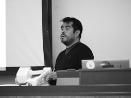 José Morales Escalante speaking