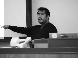 José Morales Escalante gesturing