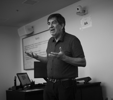 Dr. Alejandro Aceves speaking