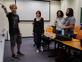 Nick Stepanovic, Olivia Aubone, Luca Iovino, Ken Soto