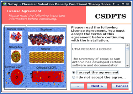 setup-classical solvation density funcional theory solve