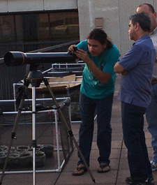 readying telescope