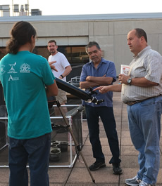 readying telescope