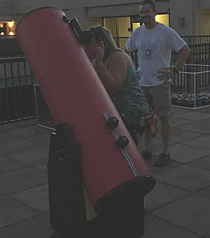 student and telescope