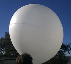 inflating balloon