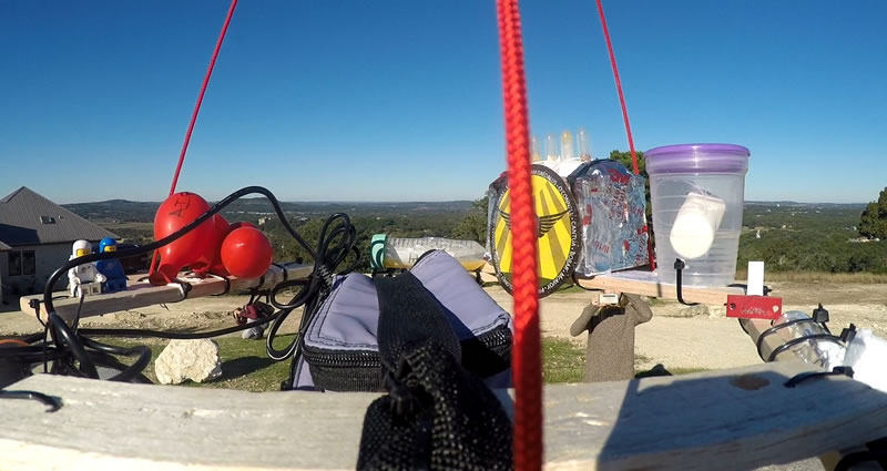 aerial view from balloon