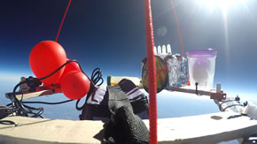 view onboard balloon