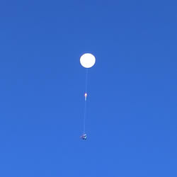 ascending balloon