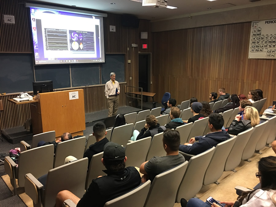 speaker and audience