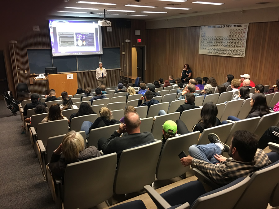 speaker and audience