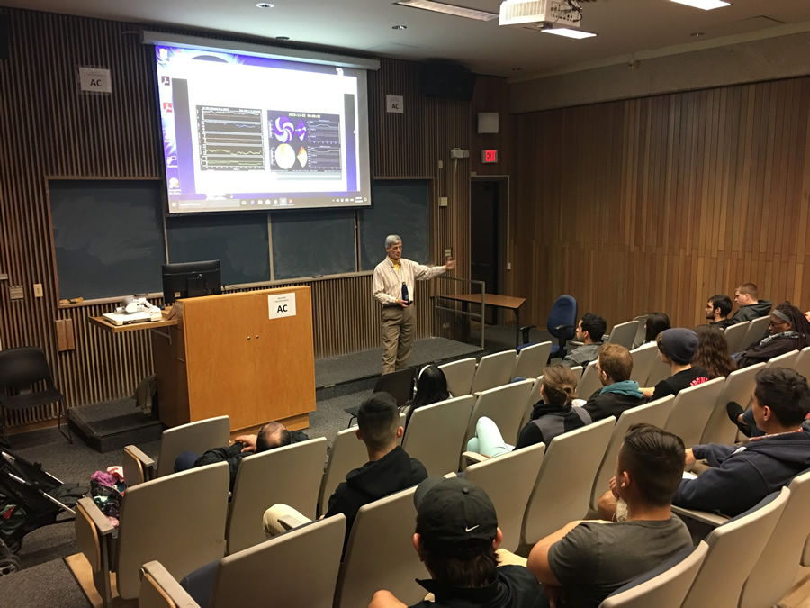 speaker and audience