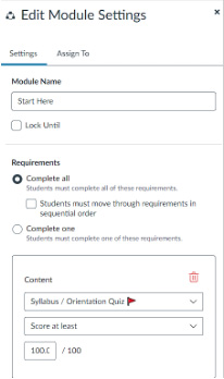 module example