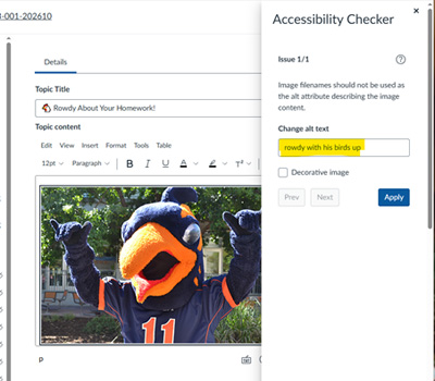 Check Course Accessibility