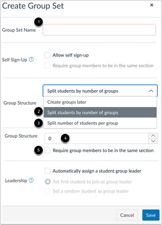 making teams in Canvas