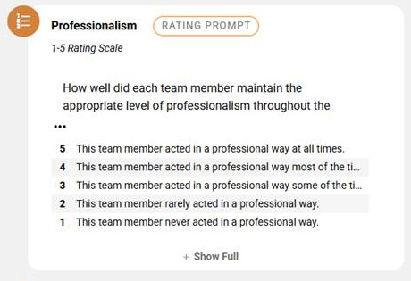 Peerceptiv tool
