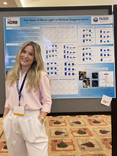 Addison Kanke and research poster