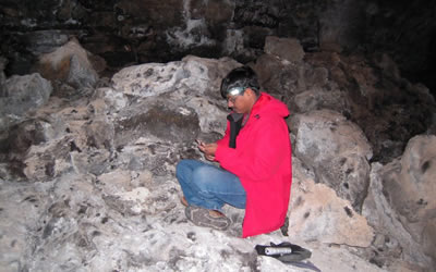 cave formation water samples