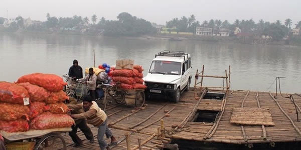 bamboo ferry