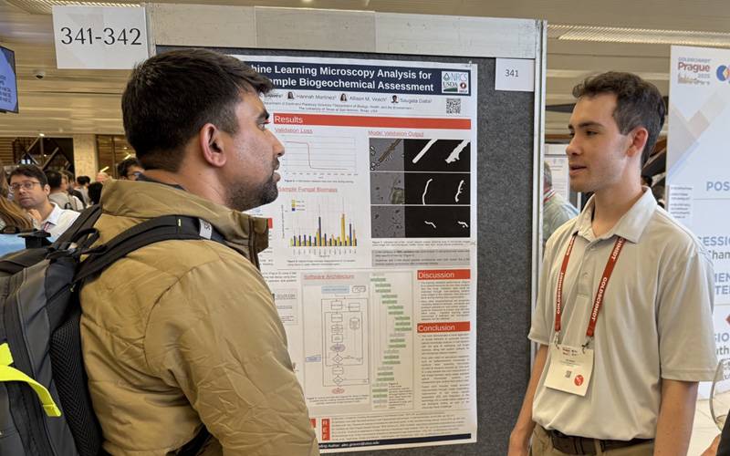 Alec Graves and research poster