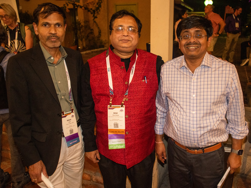 Saugata Datta and conference participants