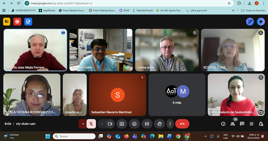 Zoom image of participants