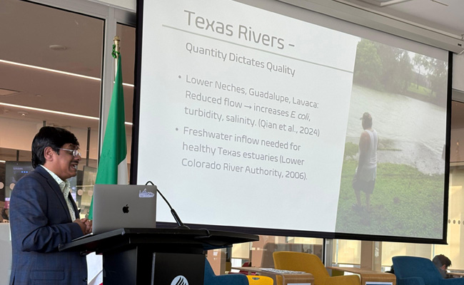 Saugata Datta presenting