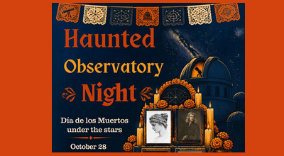Haunted Observatory flyer graphic