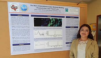 Diana Godoy and poster