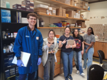 students in lab