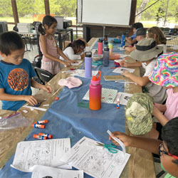 campers coloring