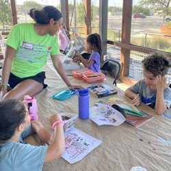 campers coloring