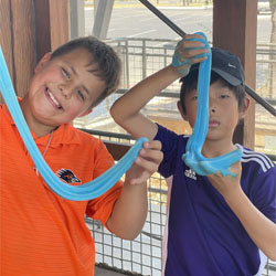 campers displaying slime