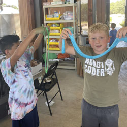 campers displaying slime