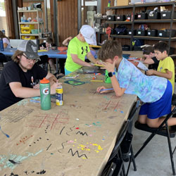 campers coloring