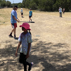 campers playing outside