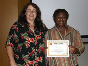 Dr. Taylor and Michou Kelley