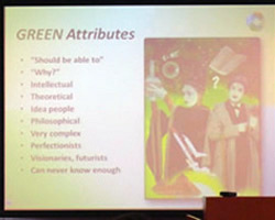 Green attributes slide