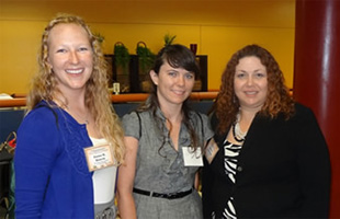 Anna Boeck, Jewell Cozort, and Dr. Irma Lawrence