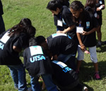 students and tree planting